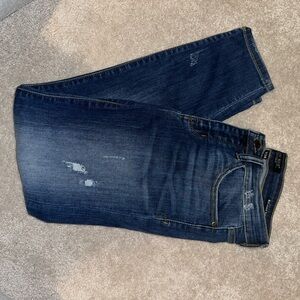 Just blue jeans distressed